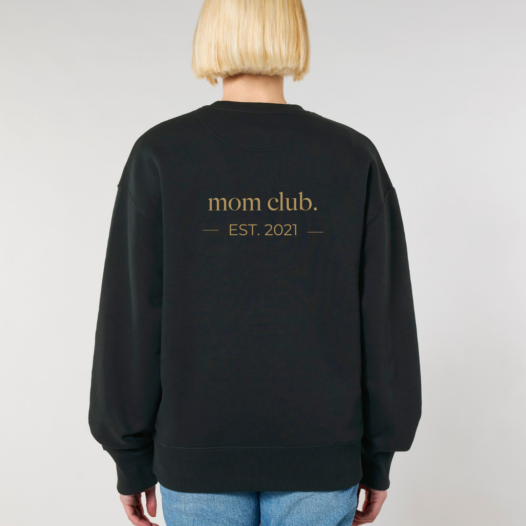 Mom Club Crew Black