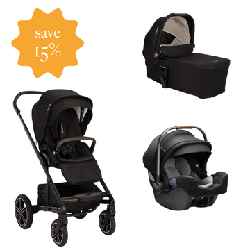 Nuna Mixx Caviar Bundle