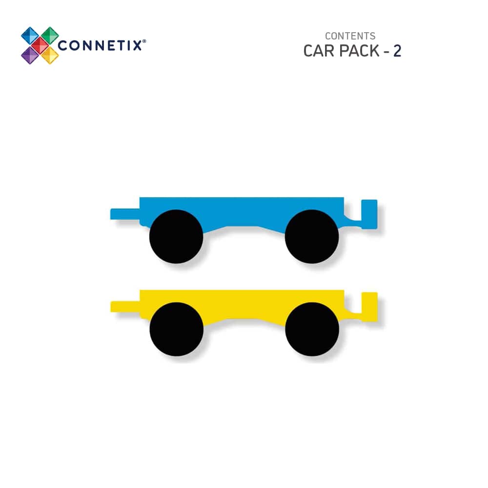 Connetix 2 piece car pack