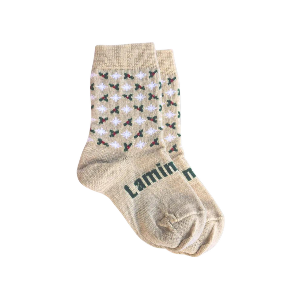 Lamington Christmas Socks Holly