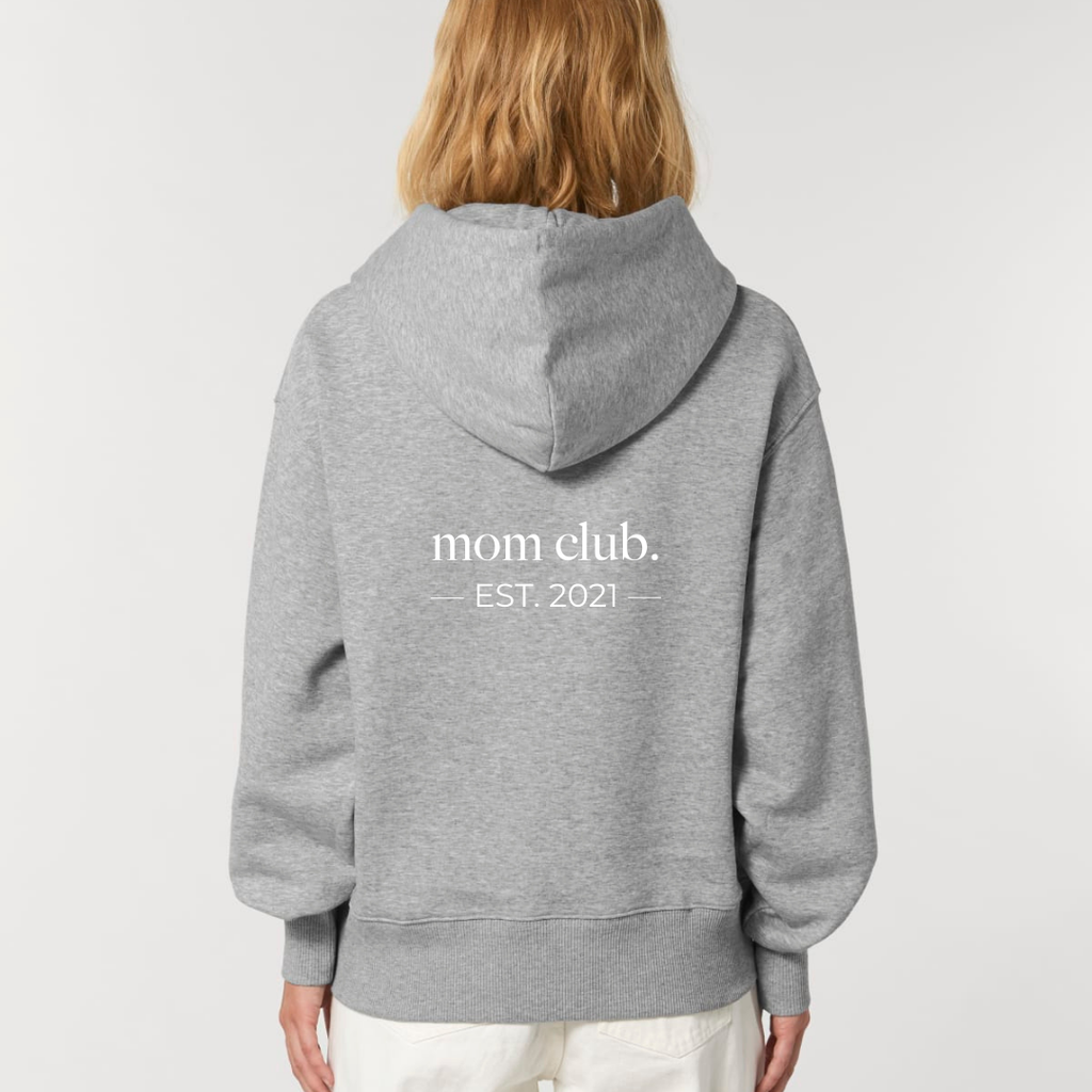 Mom Club Grey Hoodie