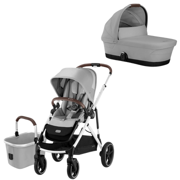 Cybex Gazelle S Carry Cot Bundle Lava Grey