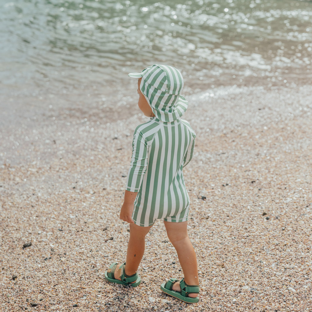 CRYWOLF BEACH SANDALS COASTAL GREEN