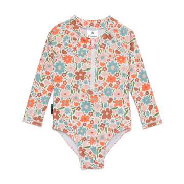 Crywolf long sleeve swim floral