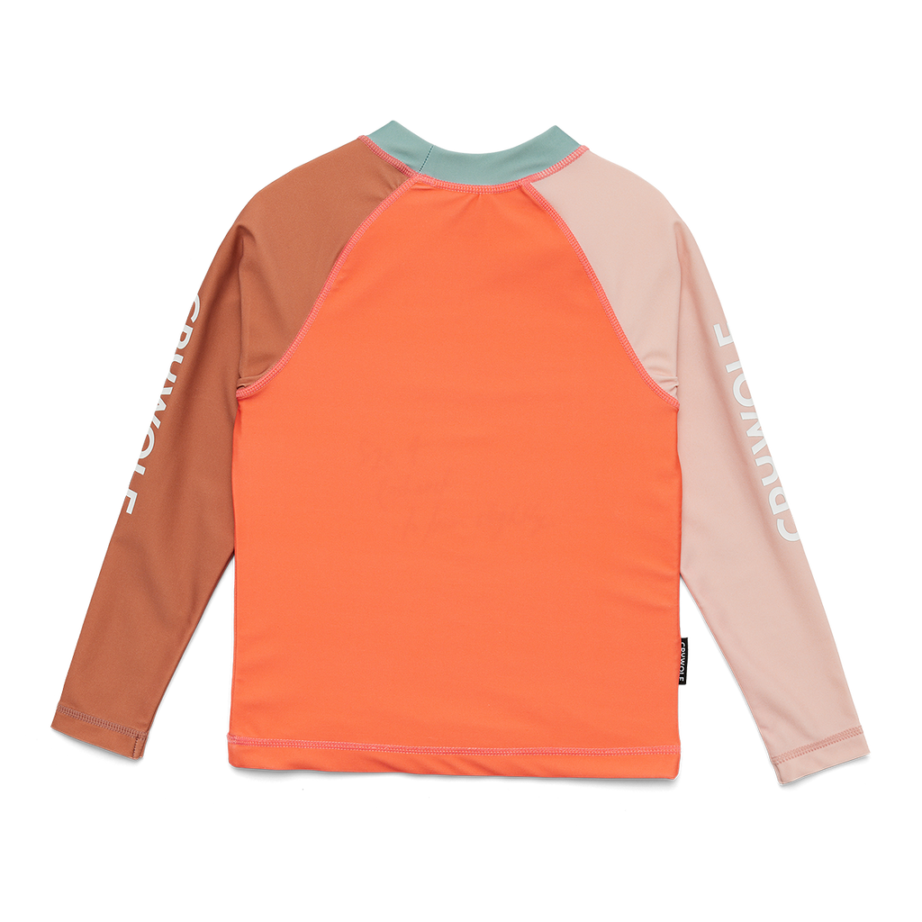 Crywolf sunset colourblock rash top