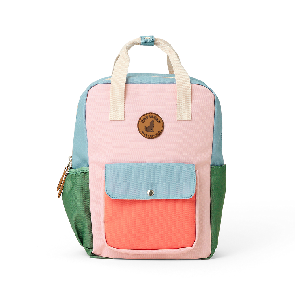 CRYWOLF mini backpack sunset colour block