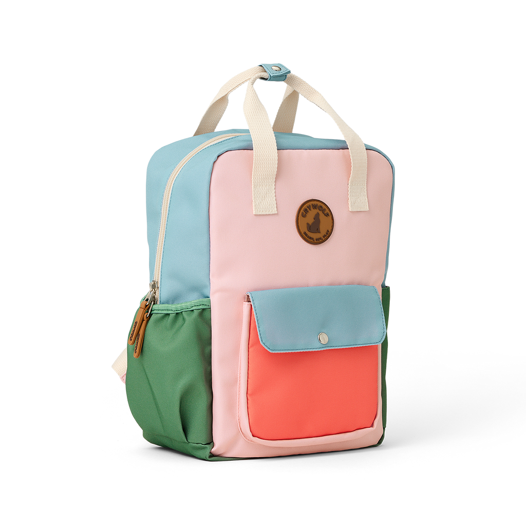 CRYWOLF mini backpack sunset colour block