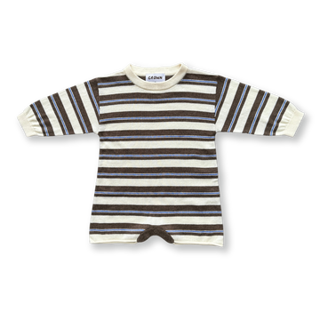 Grown Sardine Stripe Romper