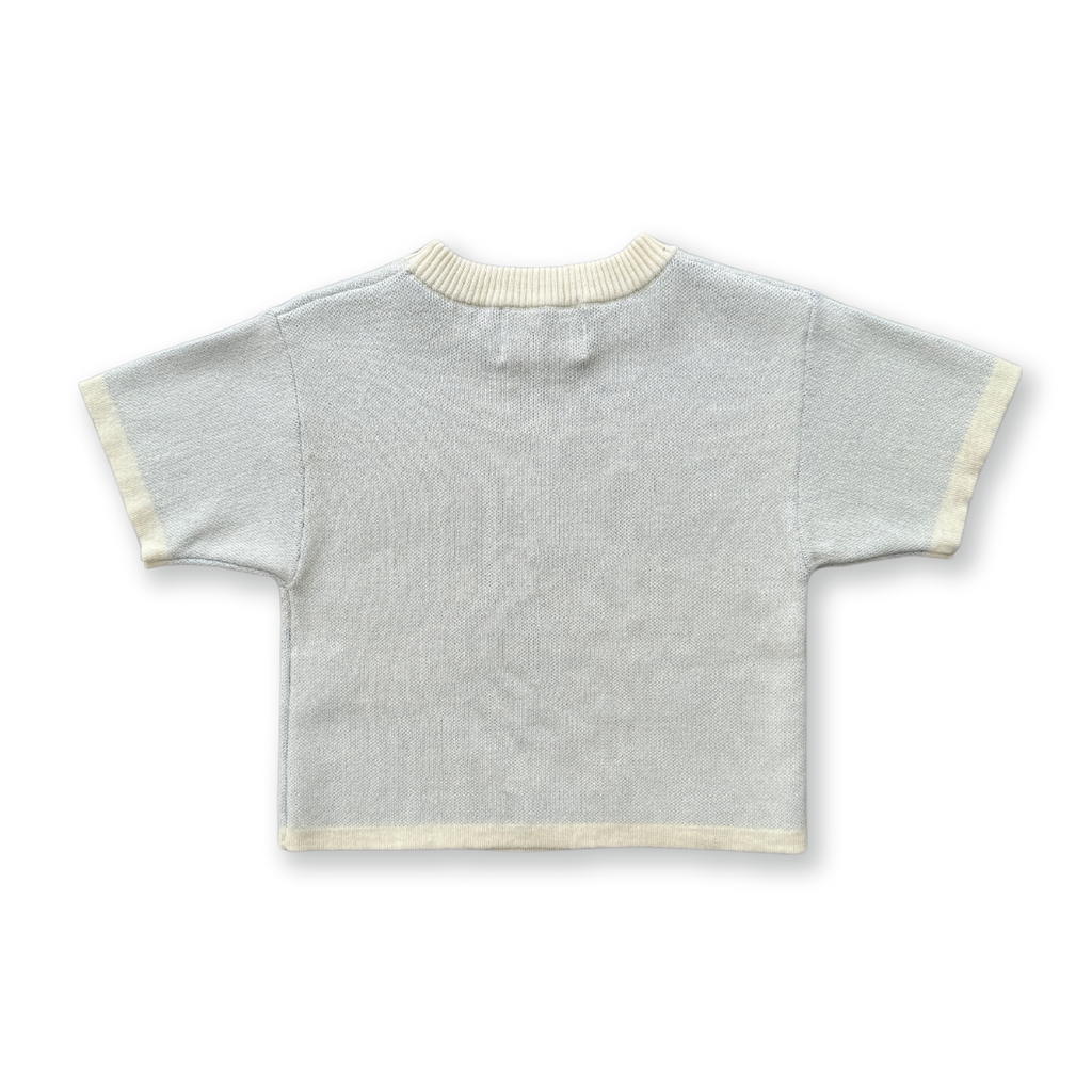 grown captain knit tee