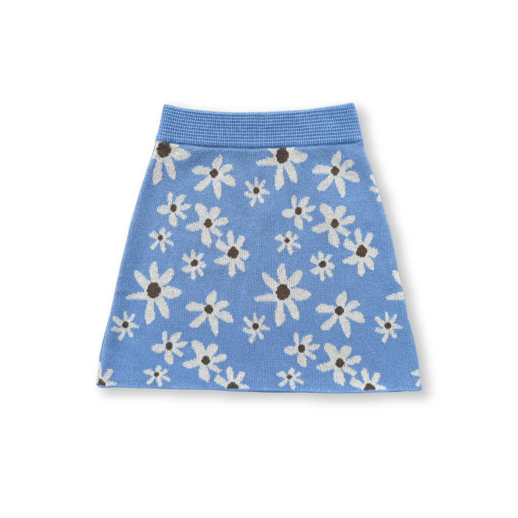 GROWN WILDFLOWER KNIT SKIRT