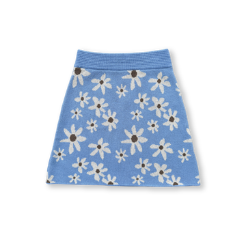 GROWN WILDFLOWER KNIT SKIRT