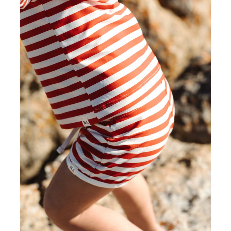 NATURE BABY RED SEA STRIPE SPLASH TOP