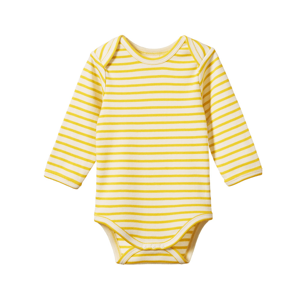 nature baby long sleeve sunburst stripe