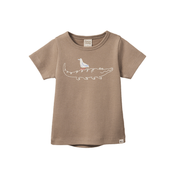 nature baby river tee crocodile