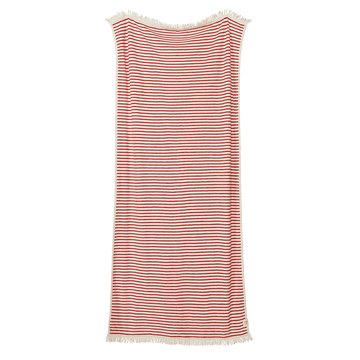 Nature baby towel red sea stripe