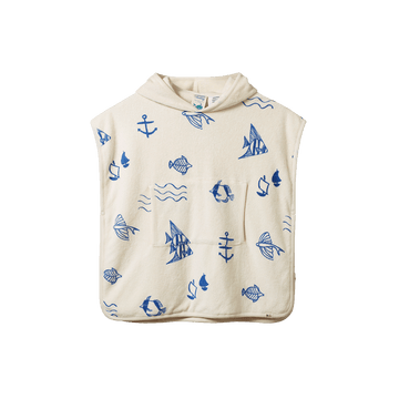 nature baby atlantic poncho towel