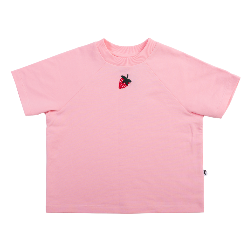 Phoenix and the fox raglan tee pink