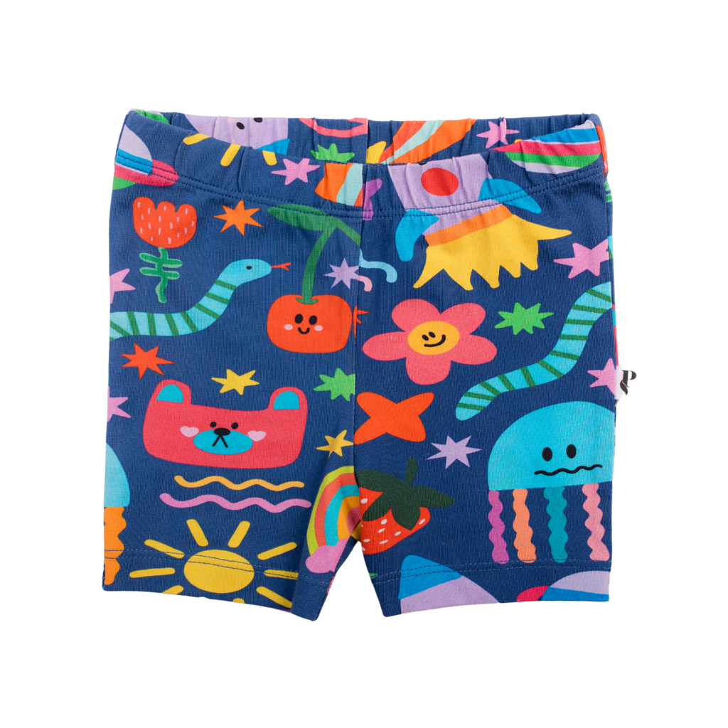 phoenix and the fox sticker book bike shorts