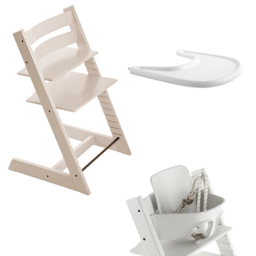 Stokke White Wash Bundle White Baby Set