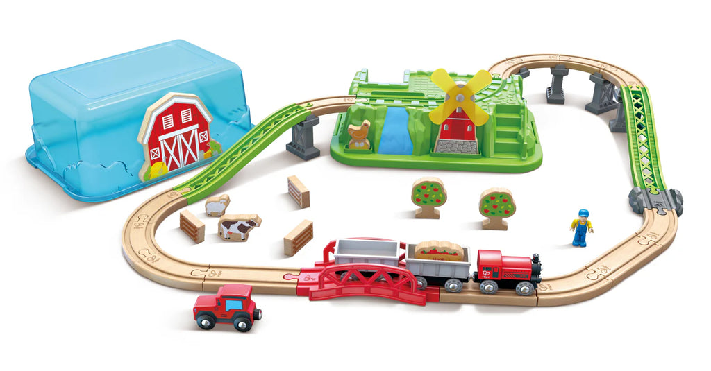 Hape Countryside Train Bucket