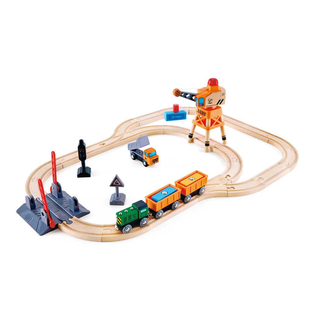 Hape Crossing and Crane Set