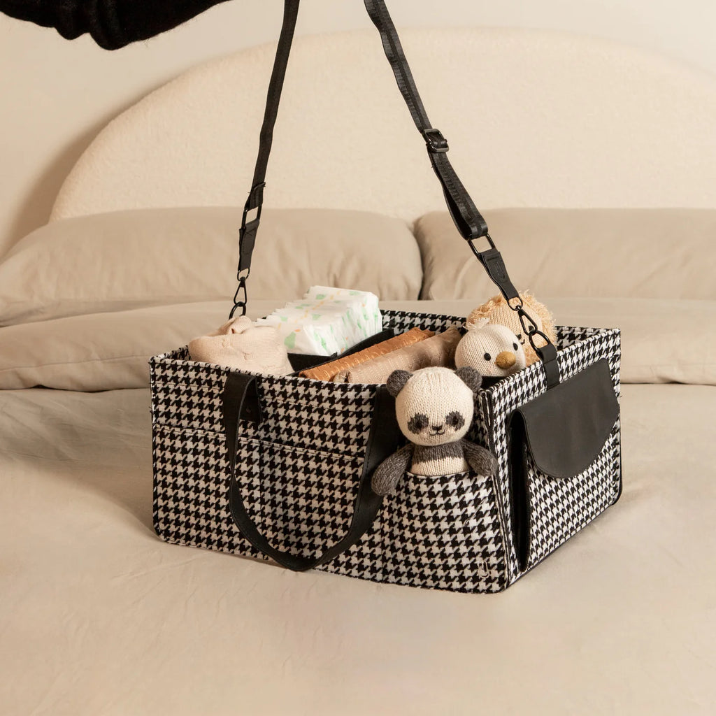 Bunnie Caddie Houndstooth Black Caddie