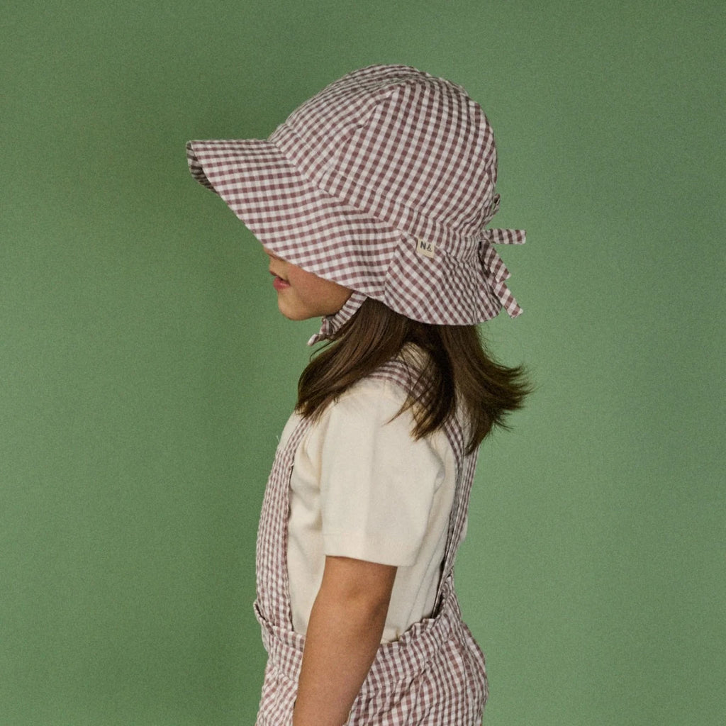 Nature Baby Sunhat Twilight Gingham