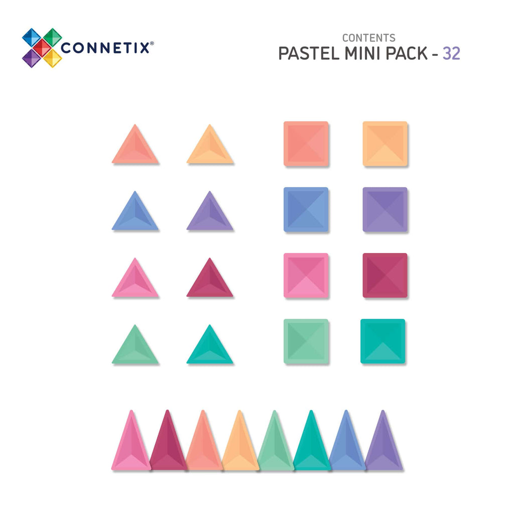 pastel mini pack 32 piece