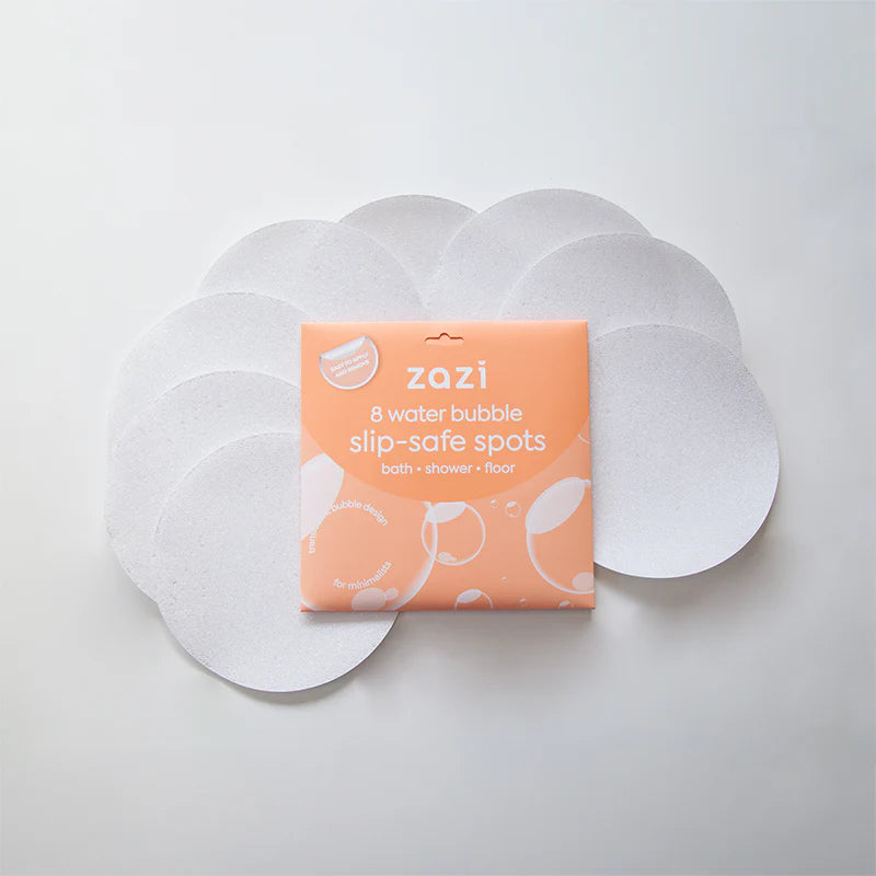 Zazi slip safe bath spots water bubbles